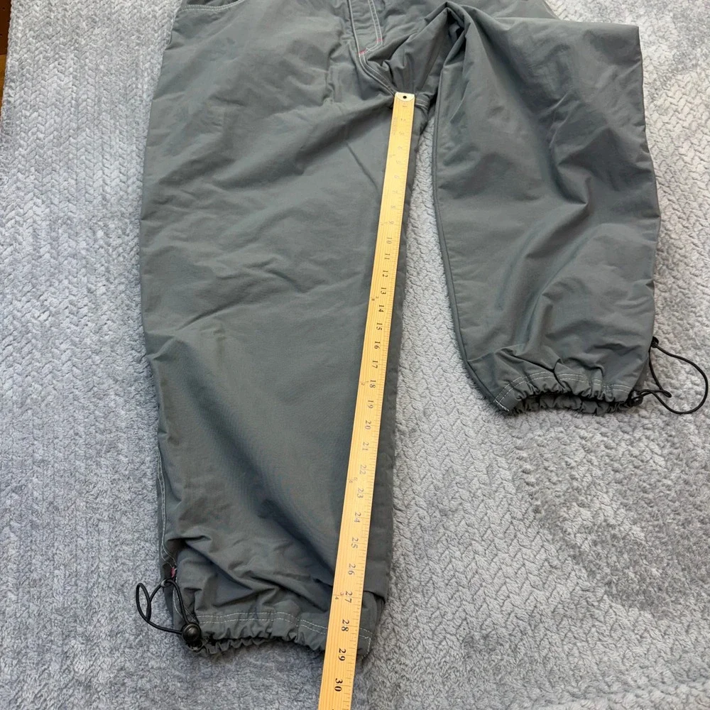 VTG Fishworks Pants Mens 36x29 Gray Nylon Water Resistant Fishing Cargo USA Made